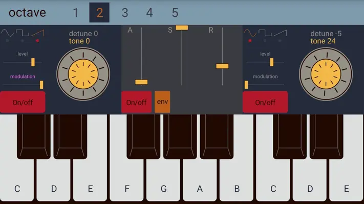 Sonic Synthesizer android App screenshot 1